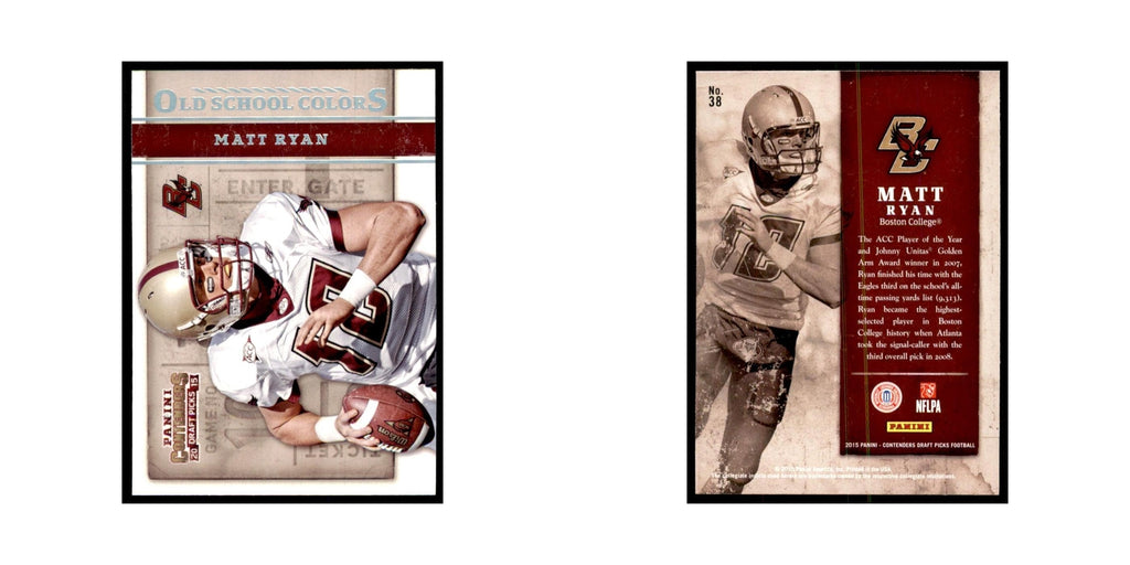 Matt Ryan 2015 Panini Contenders Draft Picks #38 Football Cards Football Card NM