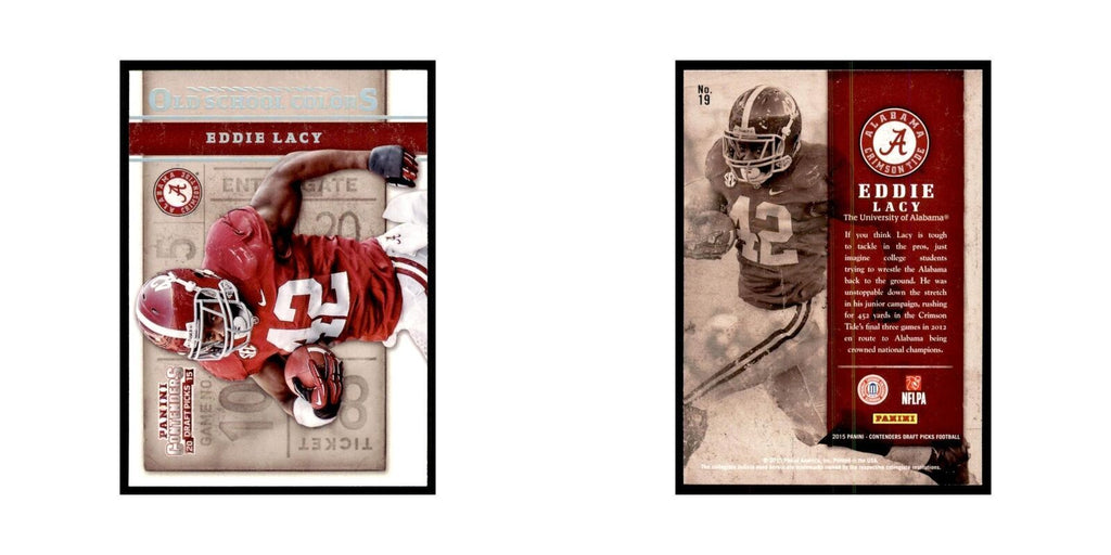 Eddie Lacy 2015 Panini Contenders Draft Picks #19 Football Cards NM