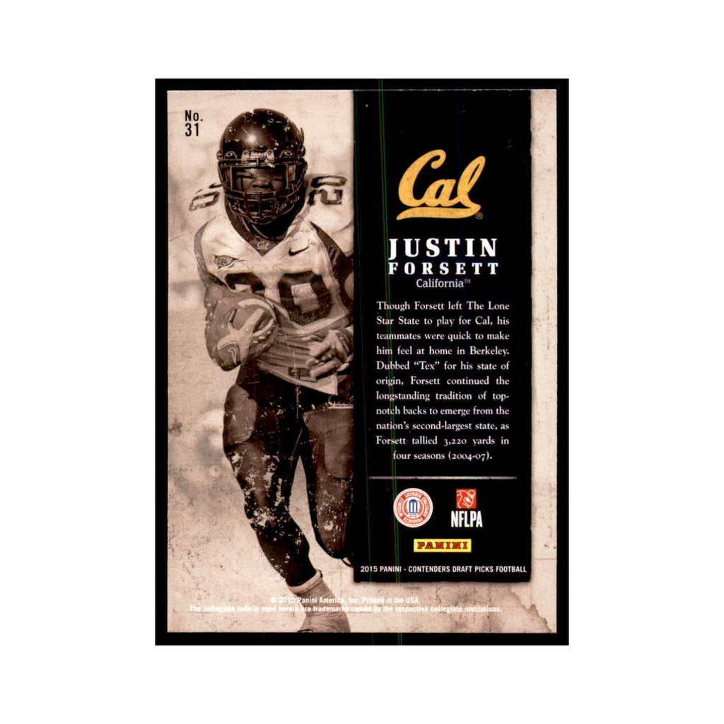 Justin Forsett 2015 Panini Contenders Draft Picks #31 Football Cards NM
