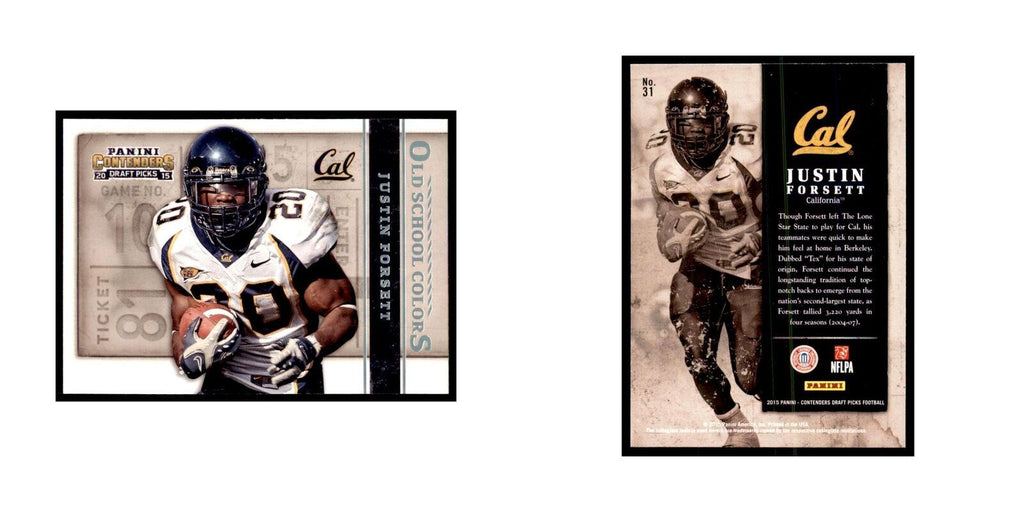Justin Forsett 2015 Panini Contenders Draft Picks #31 Football Cards NM