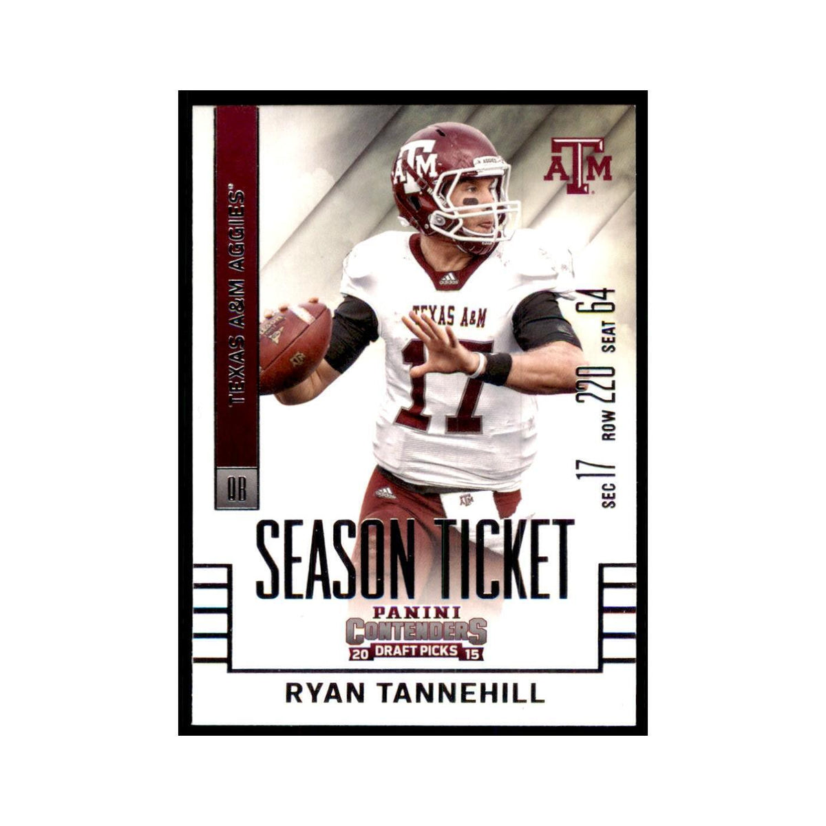 Ryan Tannehill 2015 Panini Contenders Draft Picks #90 Football Cards NM