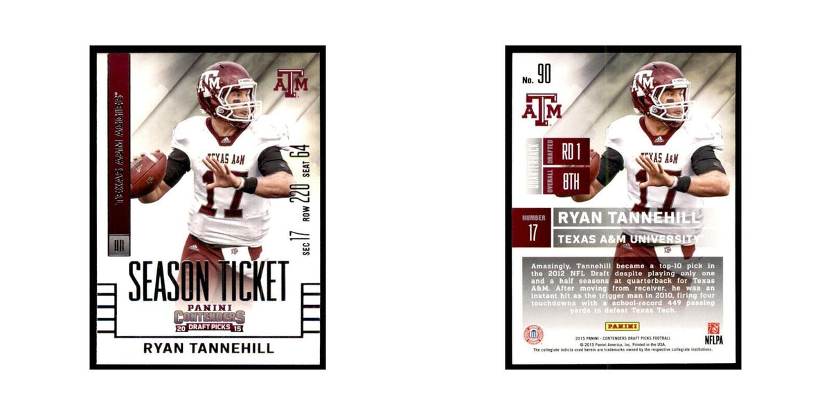 Ryan Tannehill 2015 Panini Contenders Draft Picks #90 Football Cards NM