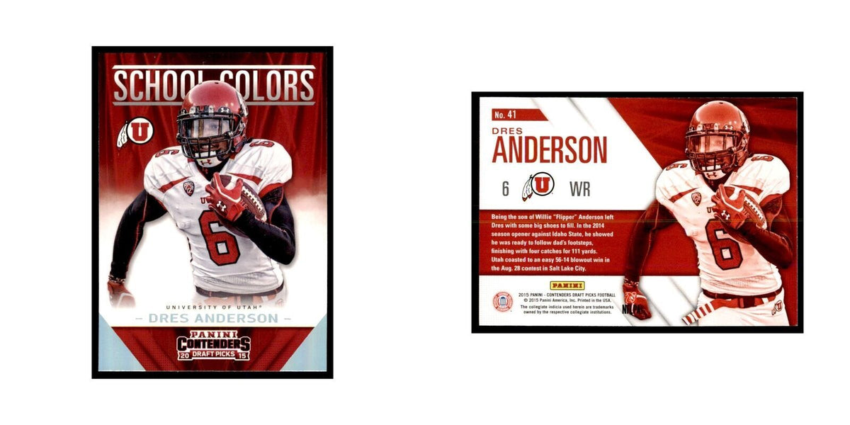 Dres Anderson 2015 Panini Contenders Draft Picks #41 Football Cards NM