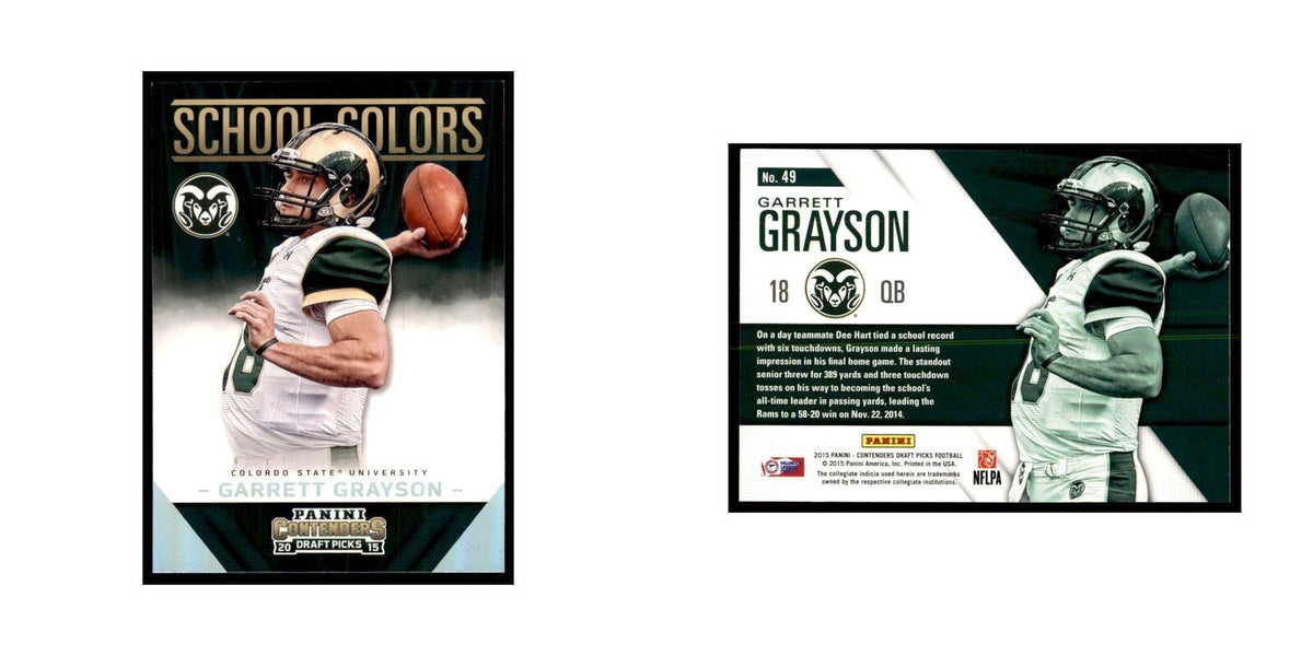 Garrett Grayson 2015 Panini Contenders Draft Picks #49 Football Cards NM