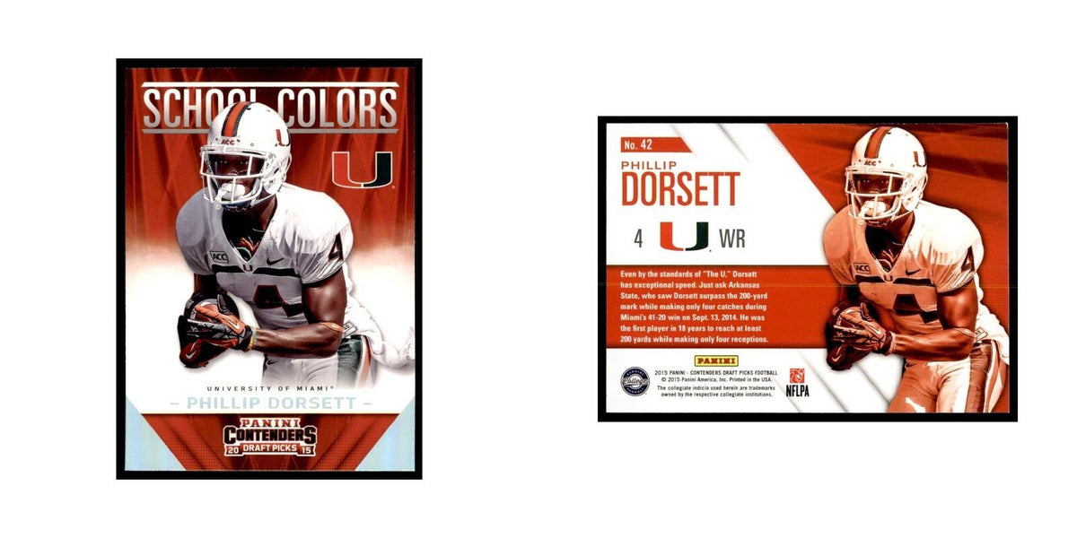 Phillip Dorsett 2015 Panini Contenders Draft Picks #42 Football Cards NM