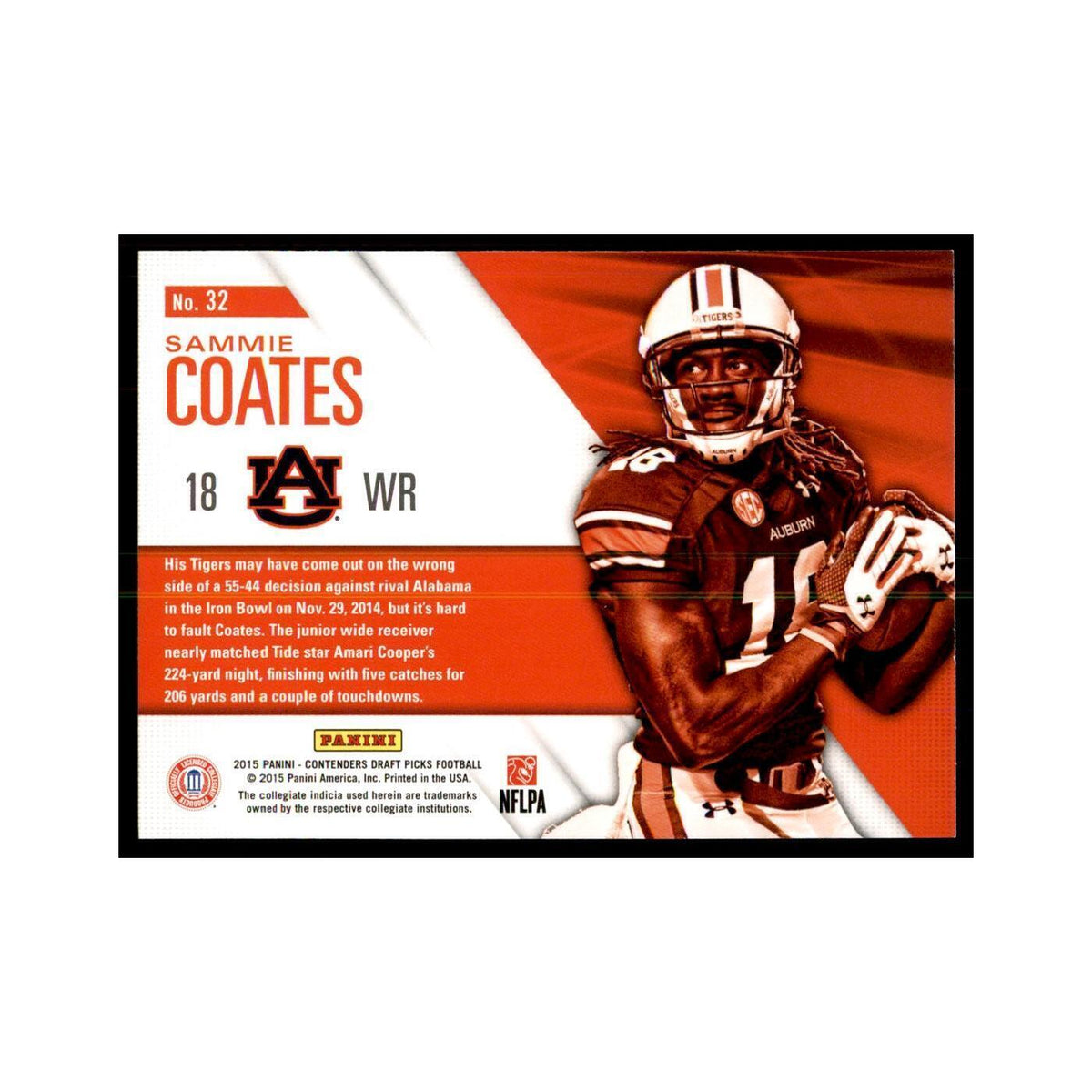 Sammie Coates 2015 Panini Contenders Draft Picks #32 Football Cards NM