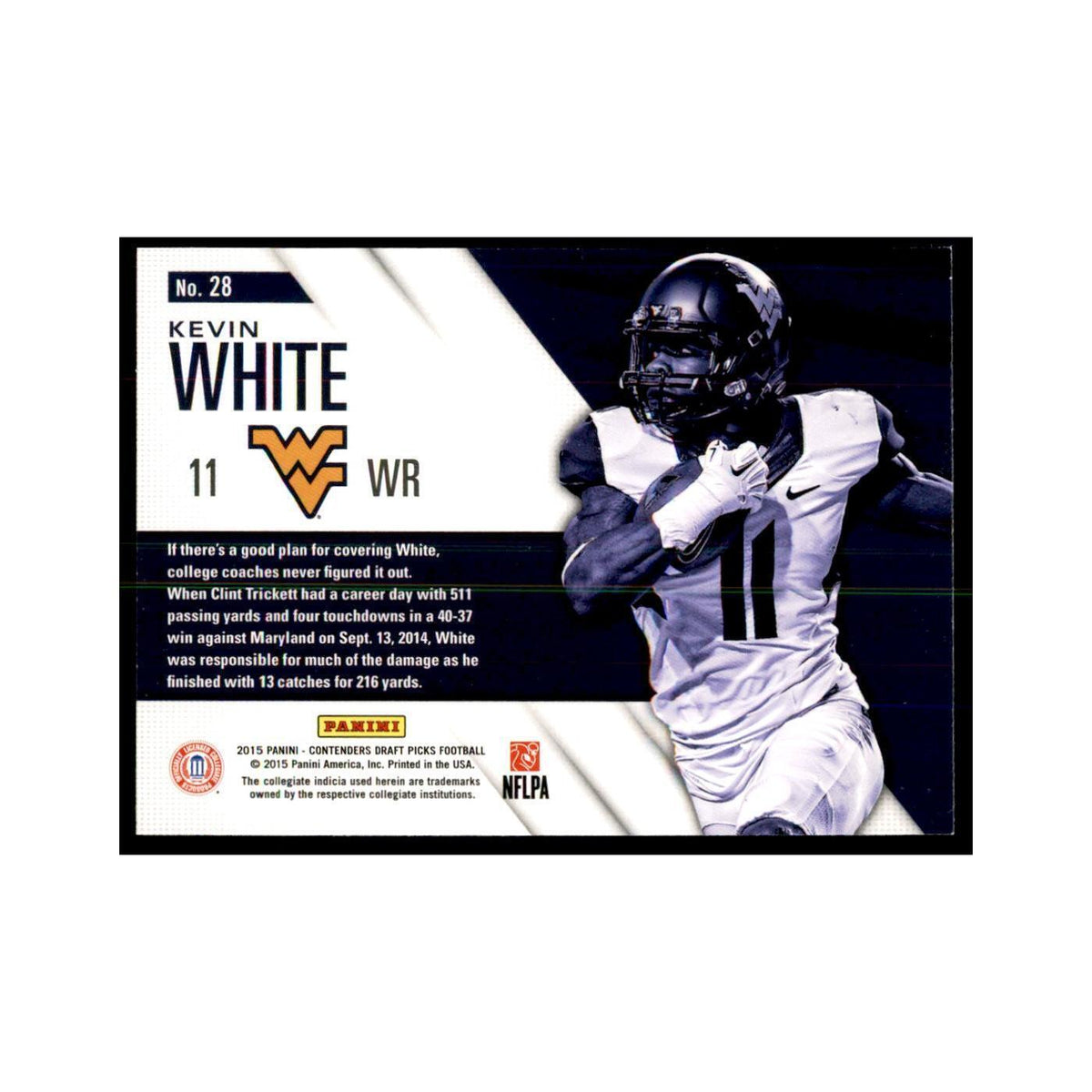 Kevin White 2015 Panini Contenders Draft Picks #28 Football Cards NM
