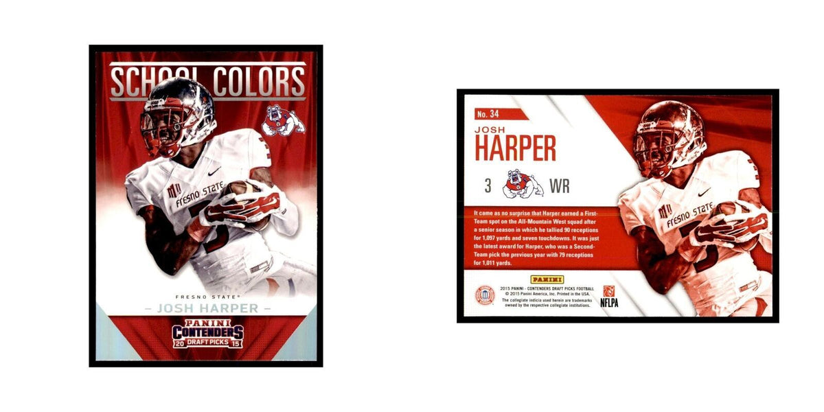 Josh Harper 2015 Panini Contenders Draft Picks #34 Football Cards NM
