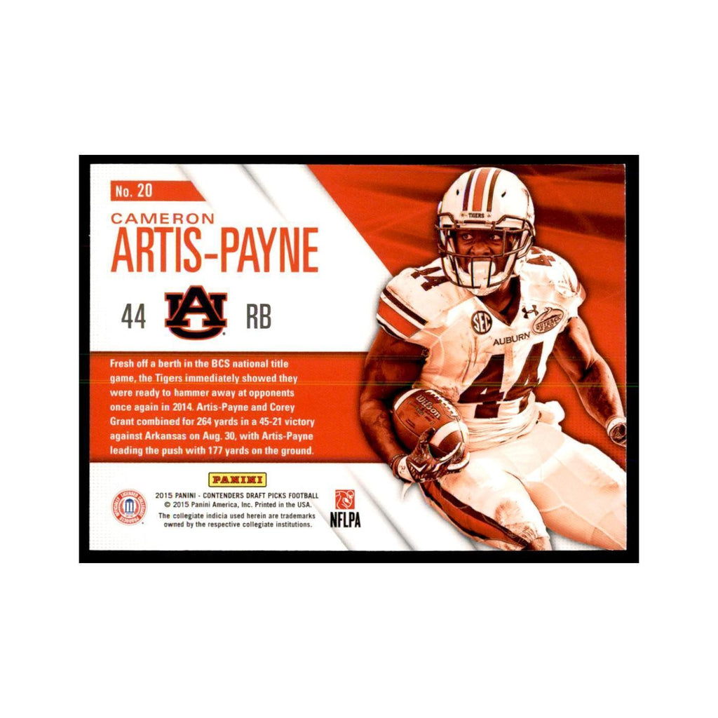 Cameron Artis-Payne 2015 Panini Contenders Draft Picks #20 Football Cards NM
