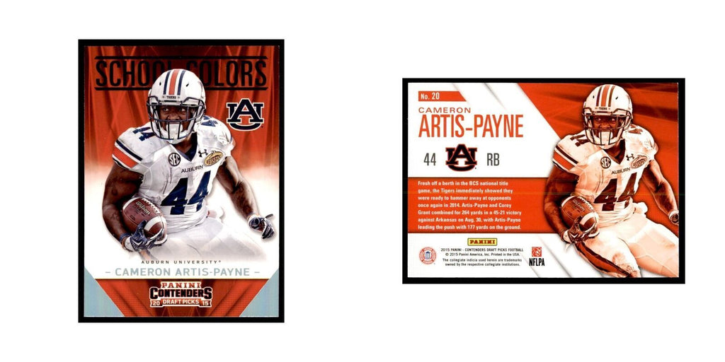 Cameron Artis-Payne 2015 Panini Contenders Draft Picks #20 Football Cards NM