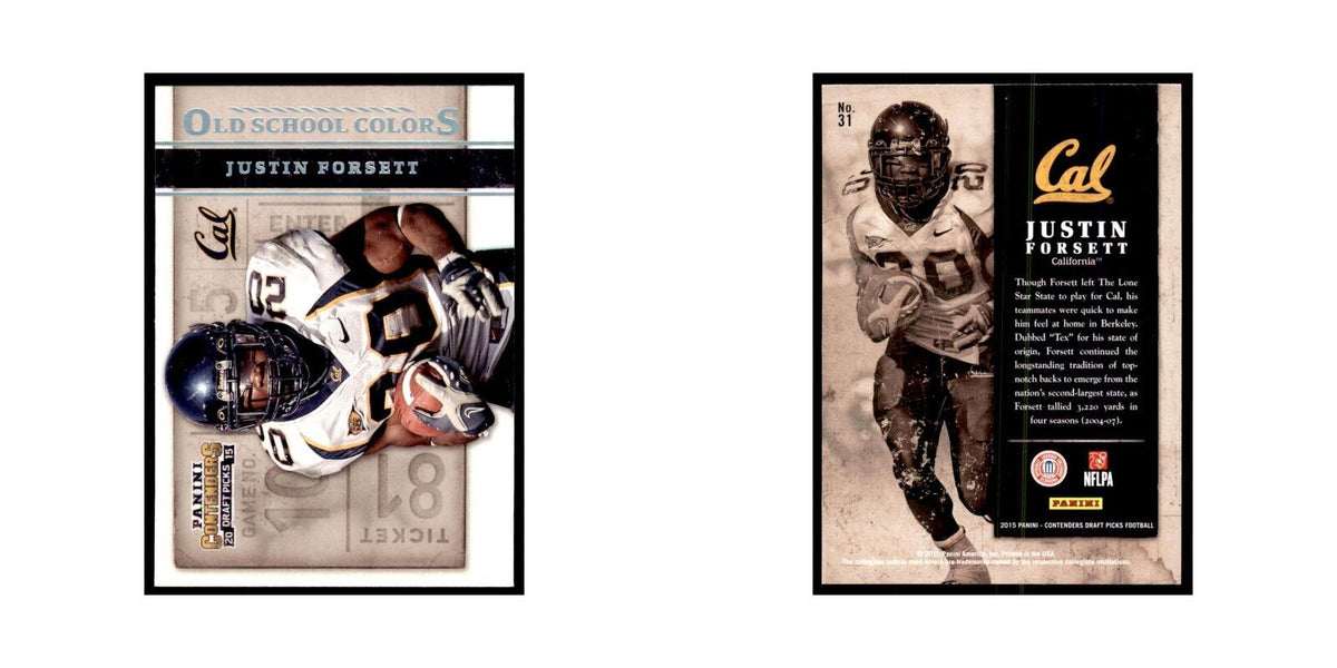 Justin Forsett 2015 Panini Contenders Draft Picks #31 Football Cards NM