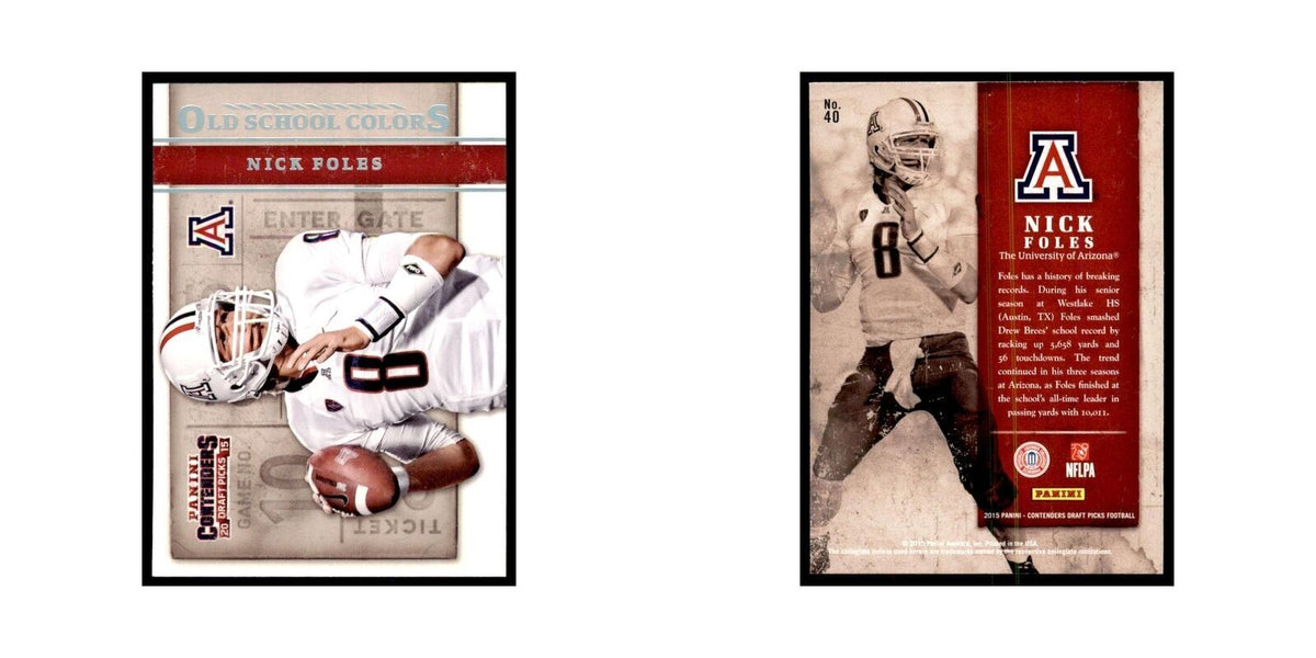 Nick Foles 2015 Panini Contenders Draft Picks #40 Football Cards NM