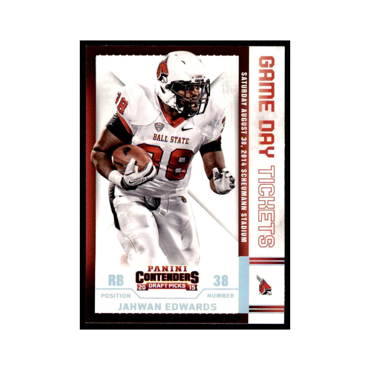 Jahwan Edwards 2015 Panini Contenders Draft Picks #72 Football Cards NM