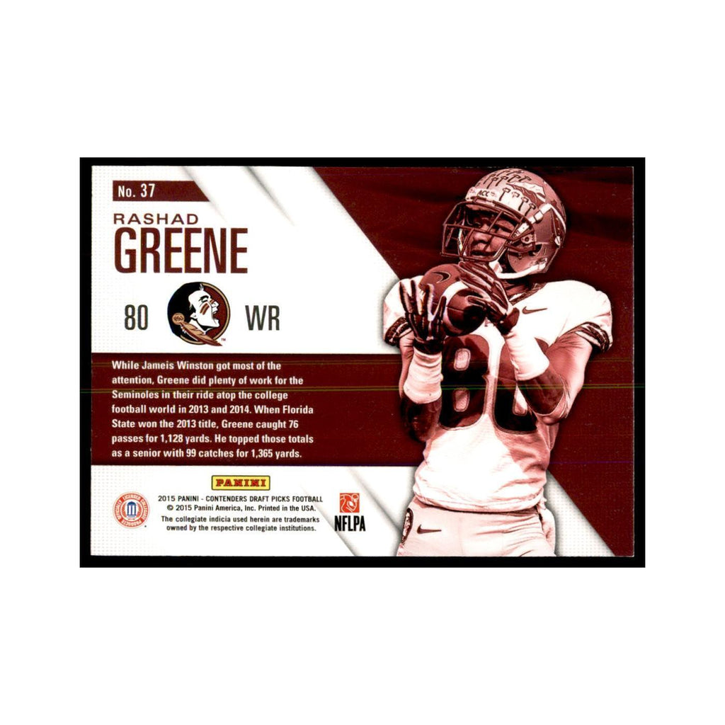 Rashad Greene 2015 Panini Contenders Draft Picks #37 Football Cards NM