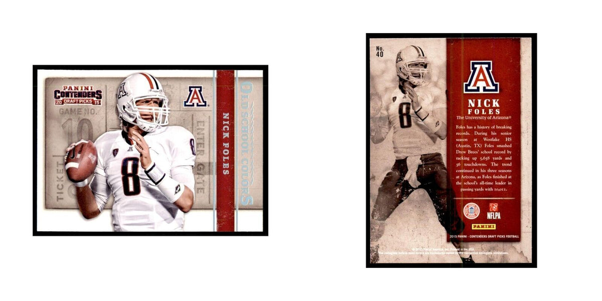 Nick Foles 2015 Panini Contenders Draft Picks #40 Football Cards NM