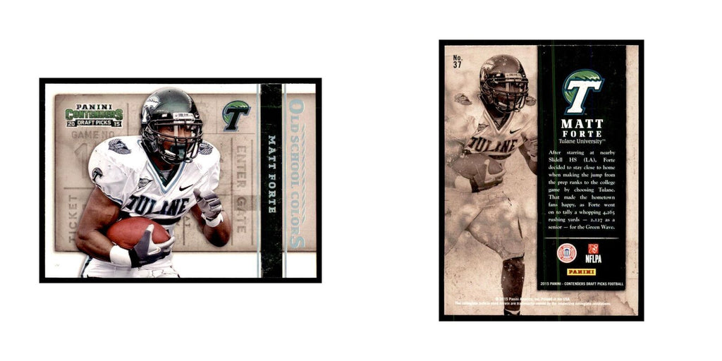 Matt Forte 2015 Panini Contenders Draft Picks #37 Football Cards NM