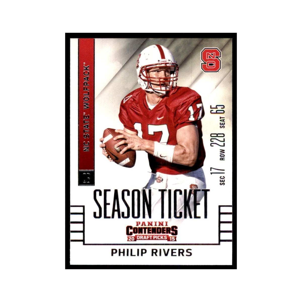 Philip Rivers 2015 Panini Contenders Draft Picks #82 Football Cards NM