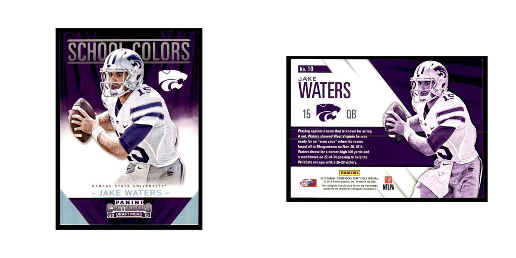 Jake Waters 2015 Panini Contenders Draft Picks #10 Football Cards NM