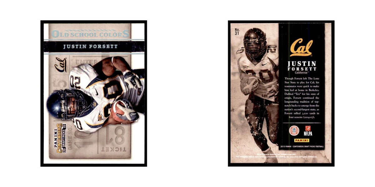 Justin Forsett 2015 Panini Contenders Draft Picks #31 Cards NM