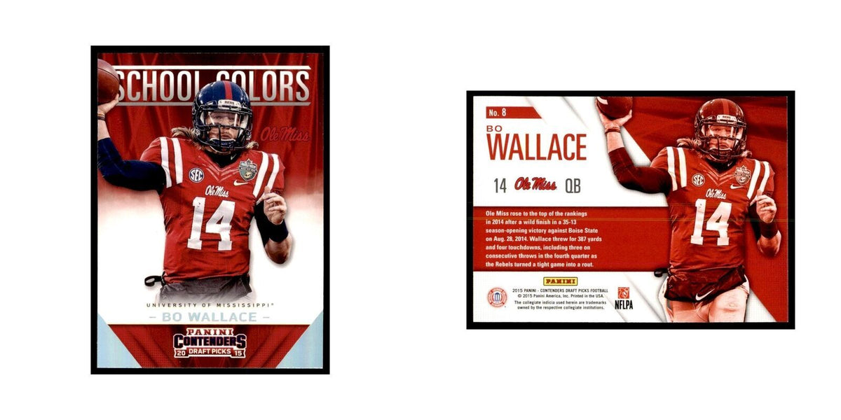 Bo Wallace 2015 Panini Contenders Draft Picks #8 Football Cards Football Card NM