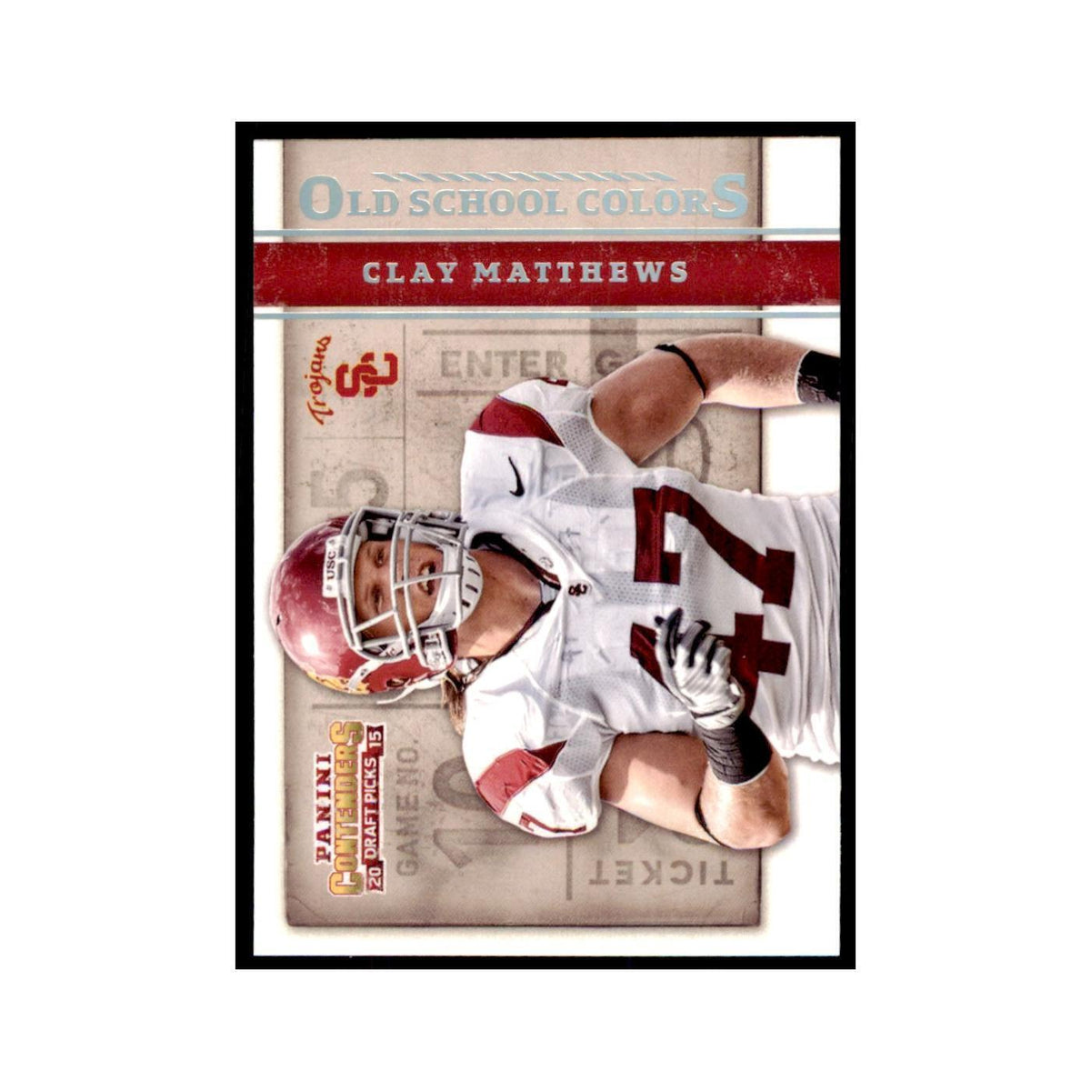 Clay Matthews 2015 Panini Contenders Draft Picks #12 Football Cards NM