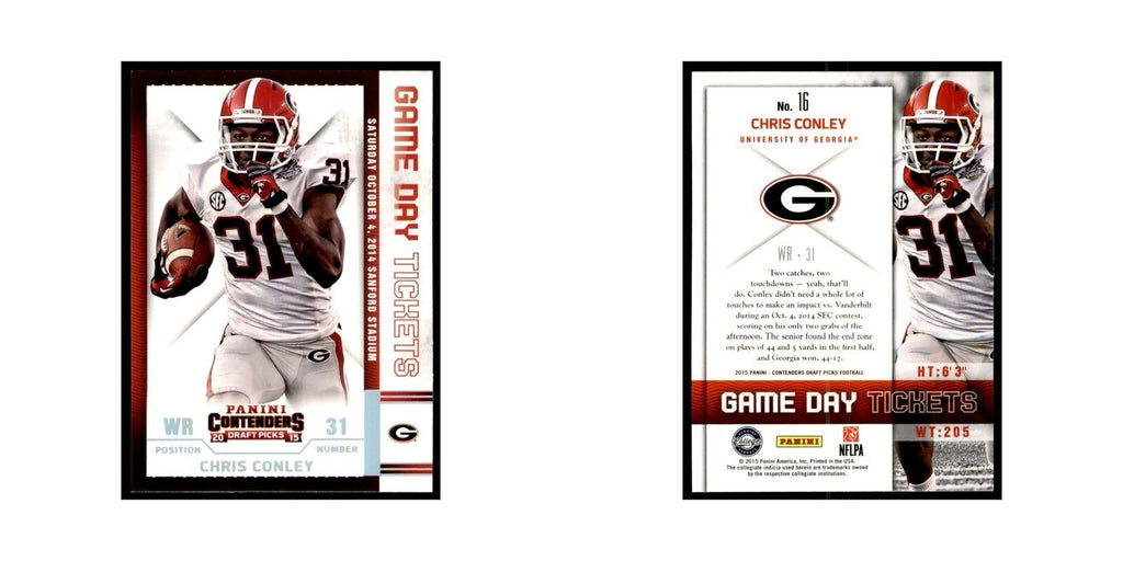 Chris Conley 2015 Panini Contenders Draft Picks #16 Football Cards NM