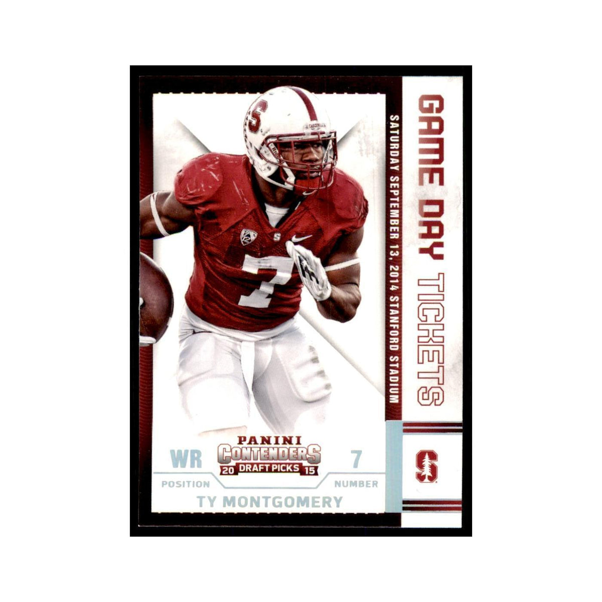 Ty Montgomery 2015 Panini Contenders Draft Picks #48 Football Cards NM