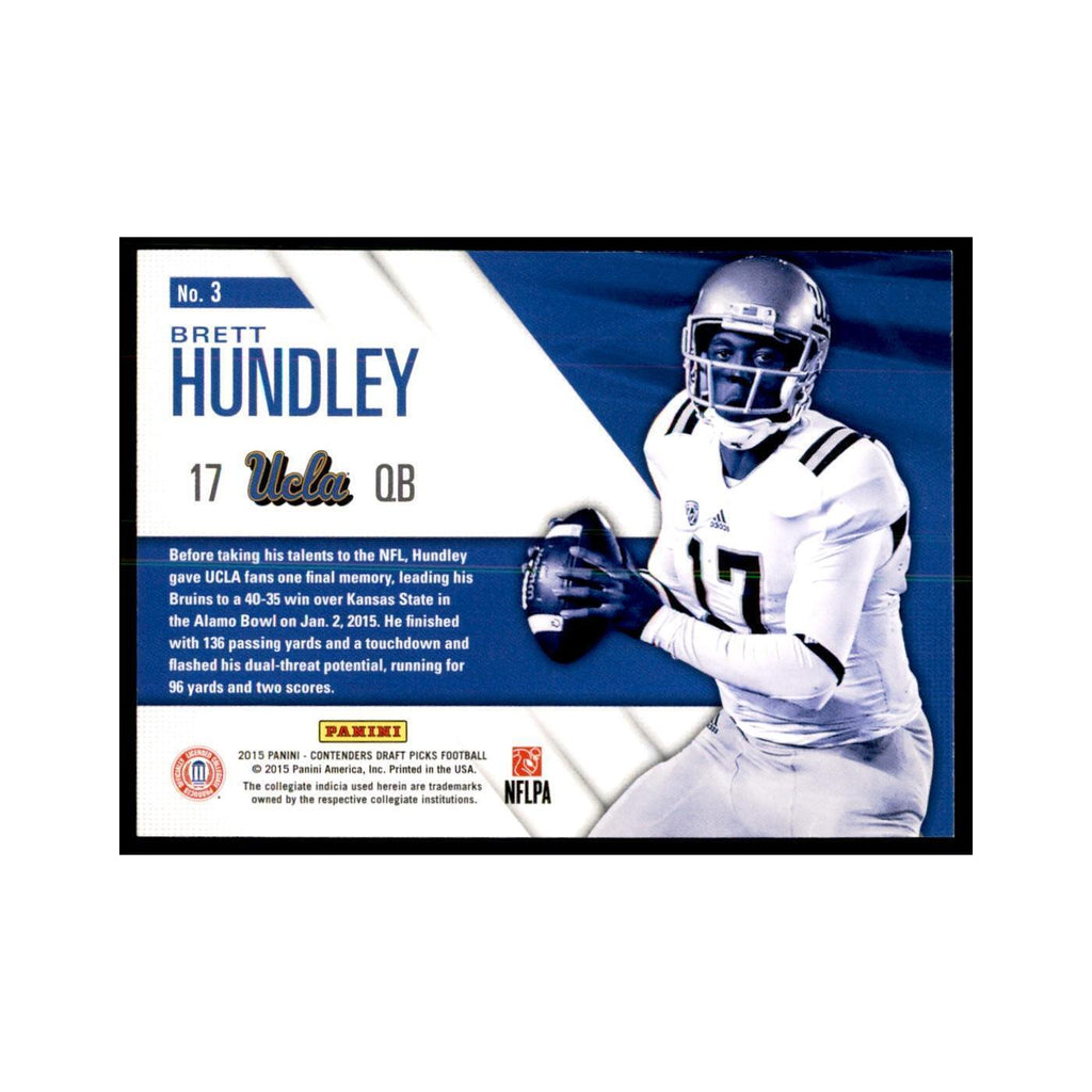 Brett Hundley 2015 Panini Contenders Draft Picks #3 Football Cards NM