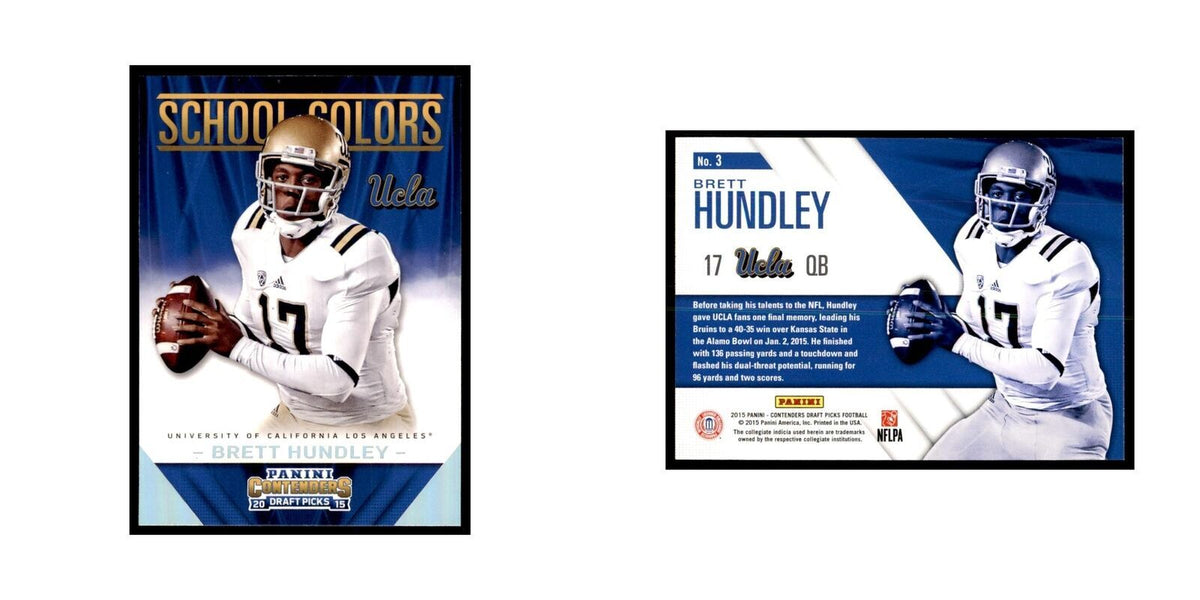 Brett Hundley 2015 Panini Contenders Draft Picks #3 Football Cards NM