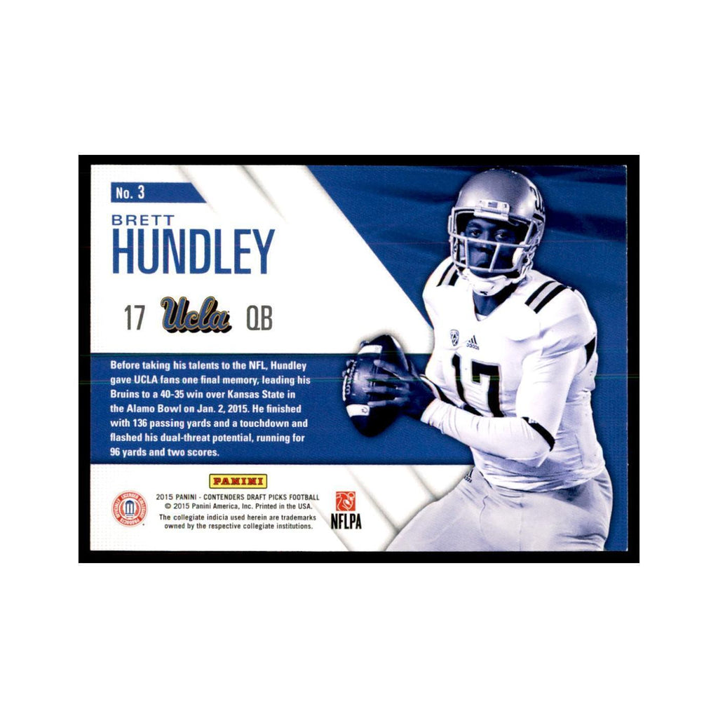 Brett Hundley 2015 Panini Contenders Draft Picks #3 Football Cards NM