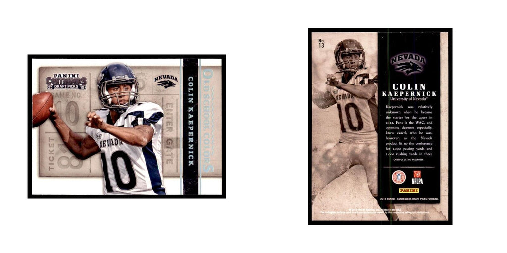 Colin Kaepernick 2015 Panini Contenders Draft Picks #13 Football Cards NM