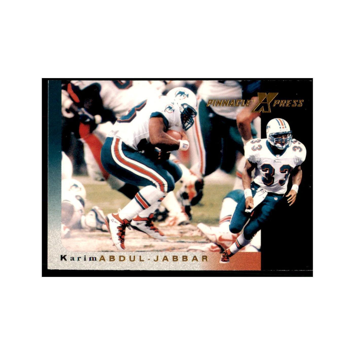 Karim Abdul-Jabbar 1997 Pinnacle X-Press #89 Football Cards Football Card NM