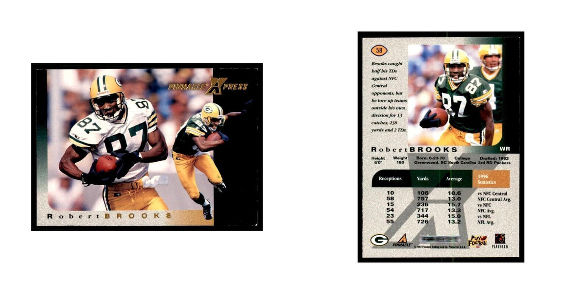 Robert Brooks 1997 Pinnacle X-Press #58 Football Cards Football Card NM