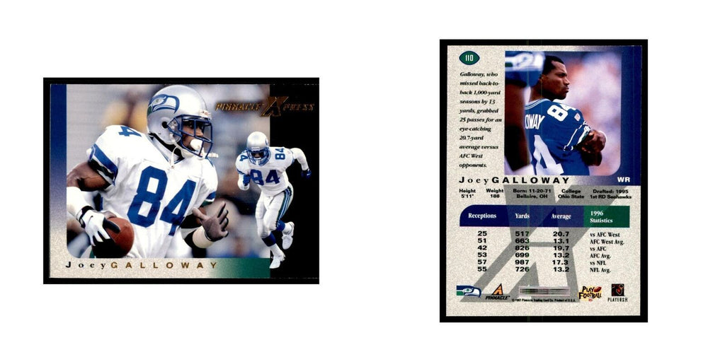 Joey Galloway 1997 Pinnacle X-Press #110 Football Cards Football Card NM