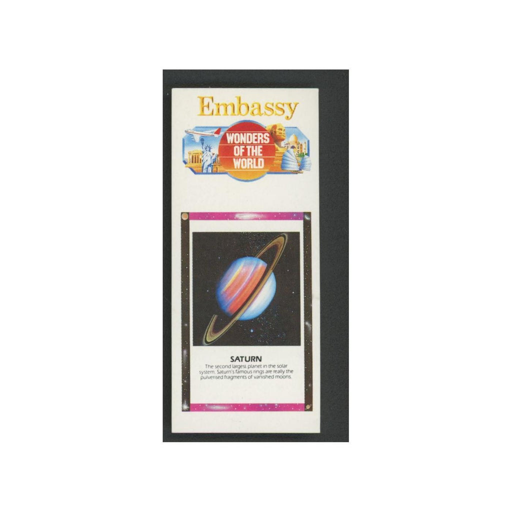 Saturn 1986 Embassy Wonders of the World EX