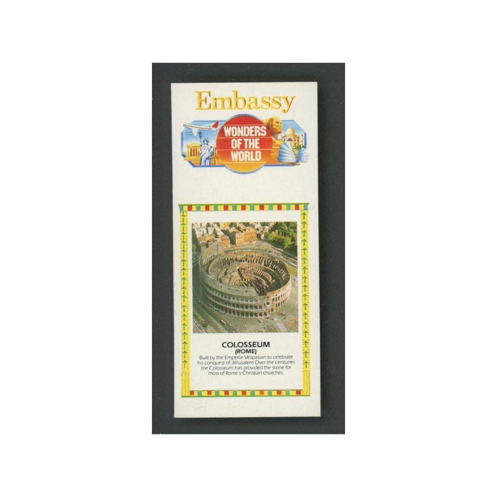 Colosseum 1986 Embassy Wonders of the World EX