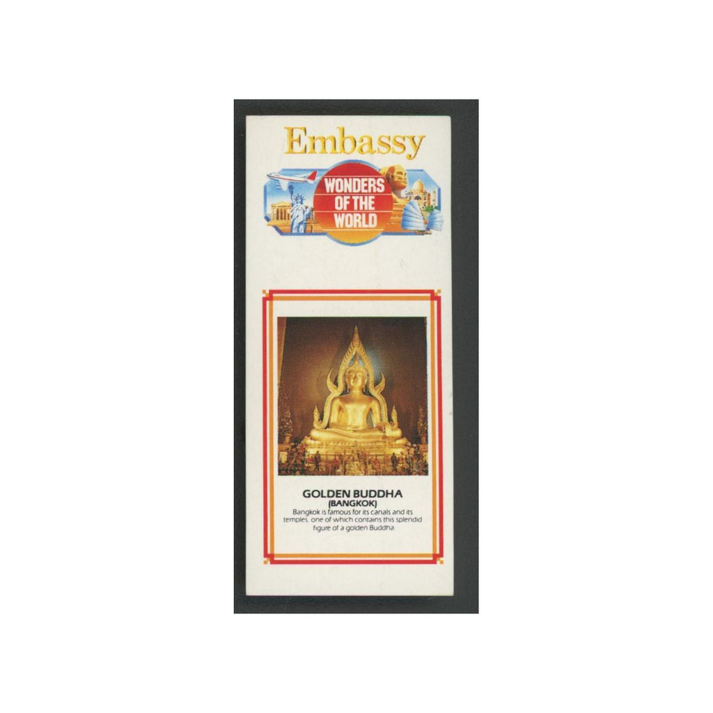 Golden Buddha 1986 Embassy Wonders of the World EX