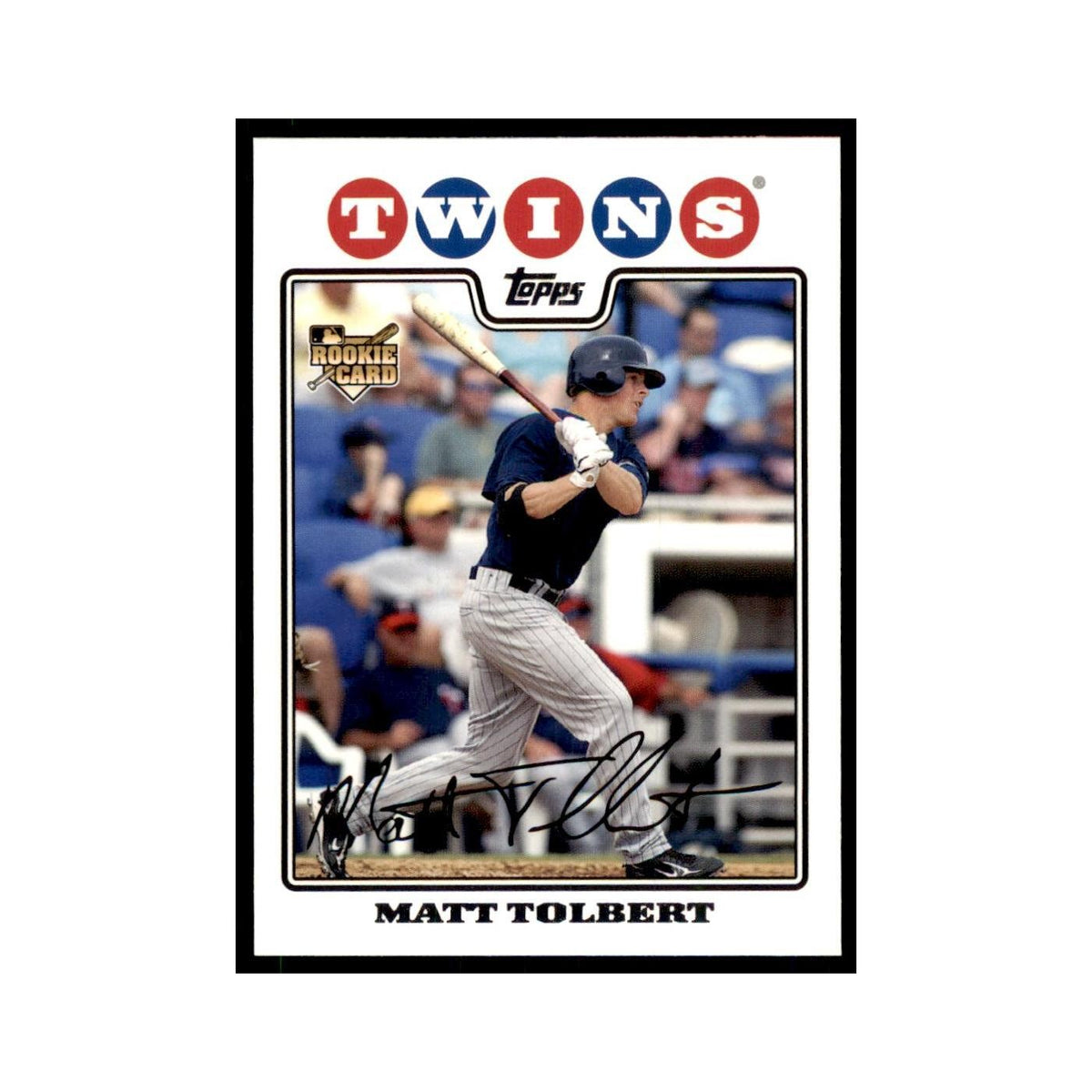 Matt Tolbert 2008 Topps #561 Baseball Cards Baseball Card NM