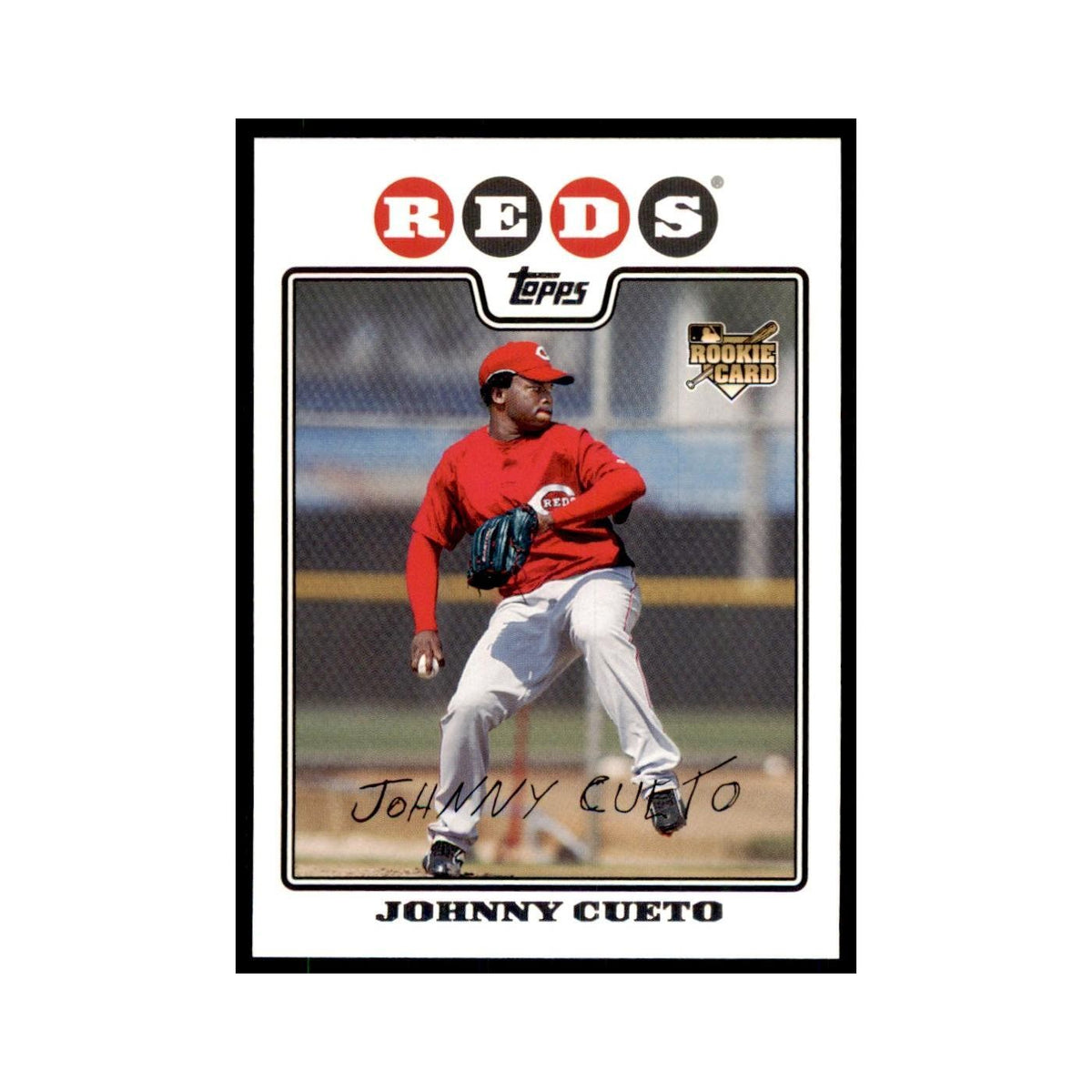Johnny Cueto 2008 Topps #476 Baseball Cards Baseball Card NM