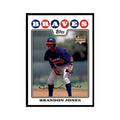 Brandon Jones 2008 Topps #126 Baseball Cards Baseball Card NM