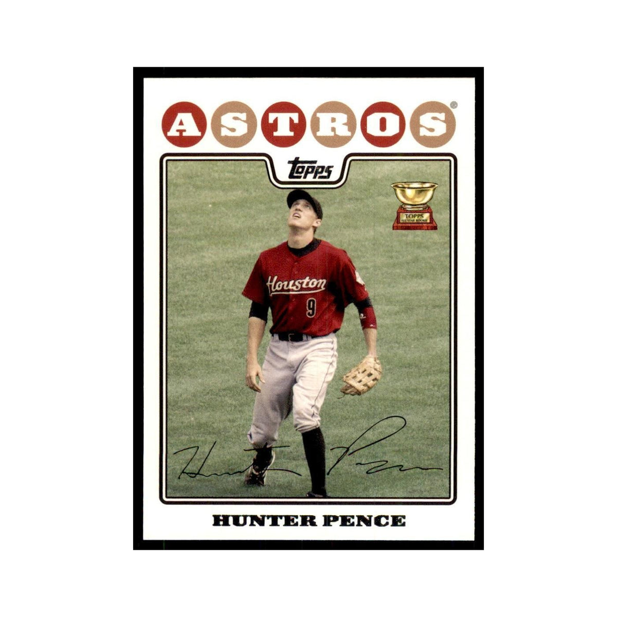 Hunter Pence 2008 Topps #225 Baseball Cards Baseball Card NM