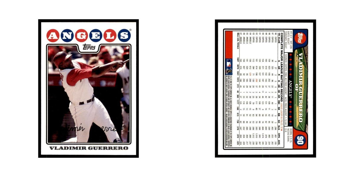 Vladimir Guerrero 2008 Topps #90 Baseball Cards Baseball Card NM