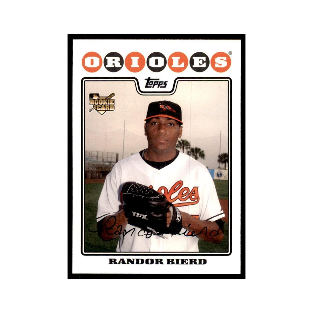 Randor Bierd 2008 Topps #446 Baseball Cards Baseball Card NM