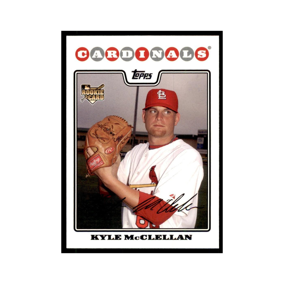 Kyle McClellan 2008 Topps #533 Baseball Cards Baseball Card NM