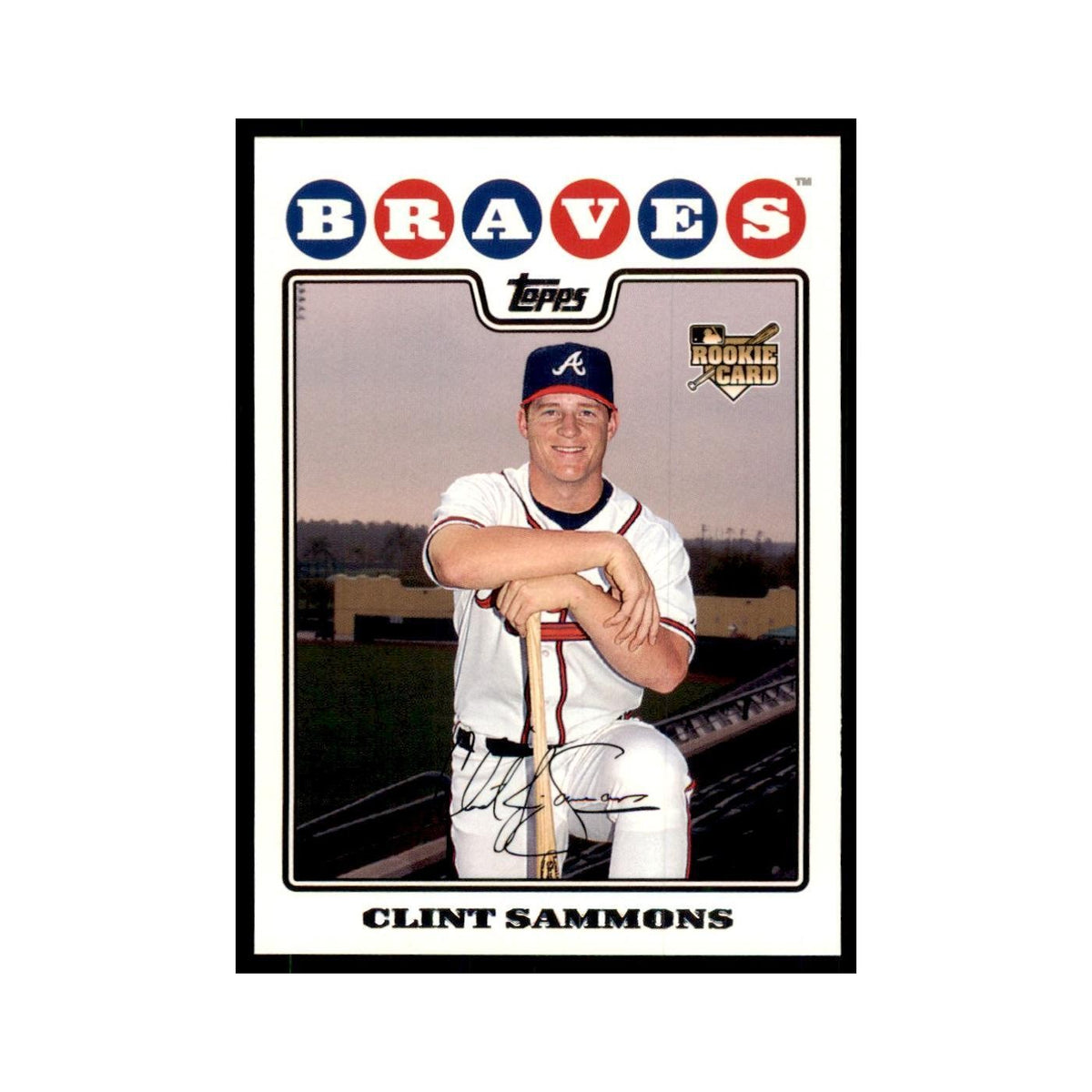 Clint Sammons 2008 Topps #97 Baseball Cards Baseball Card NM