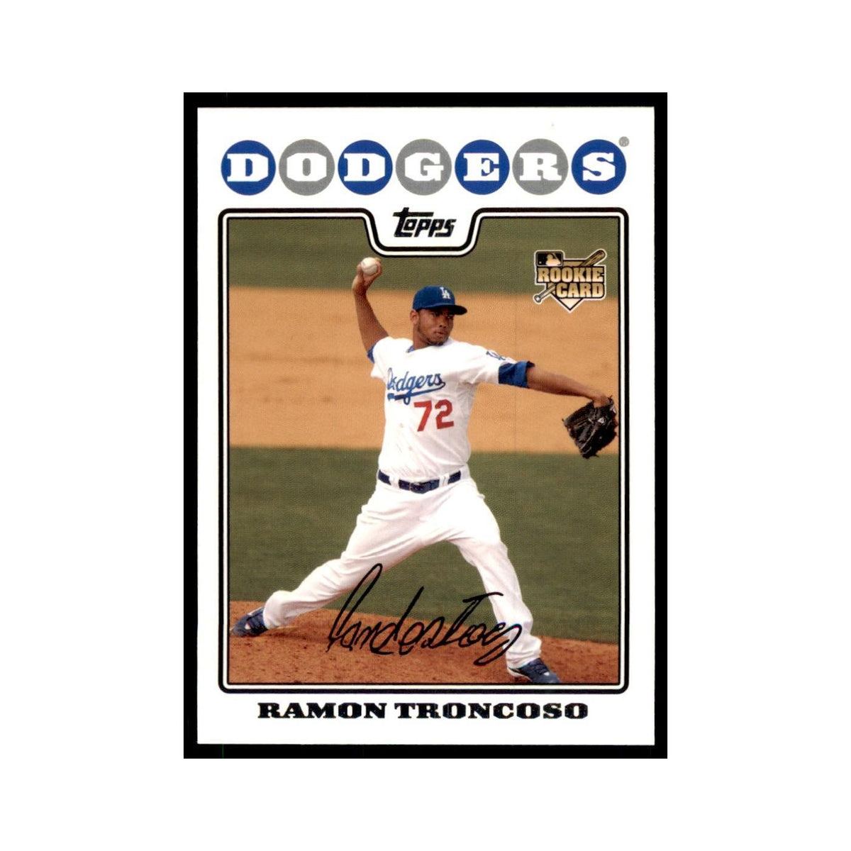 Ramon Troncoso 2008 Topps #563 Baseball Cards Baseball Card NM