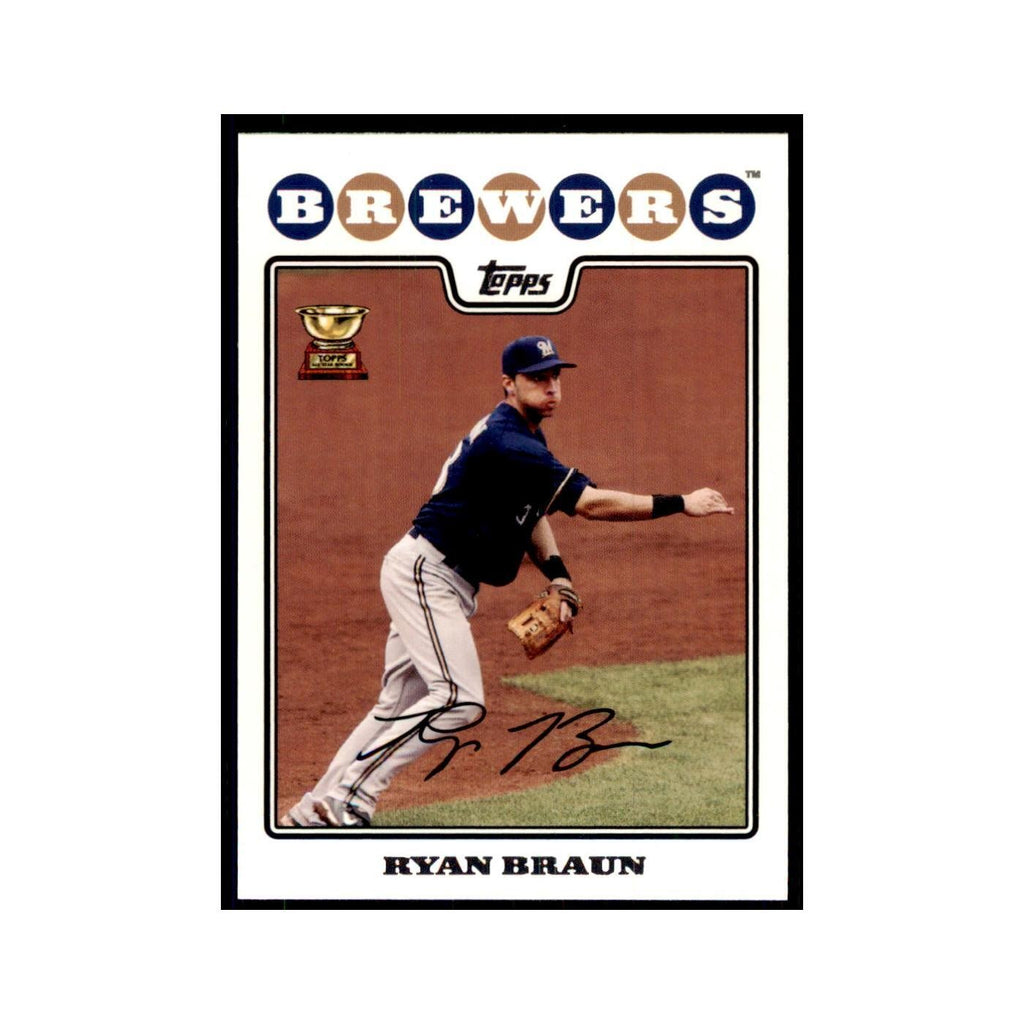 Ryan Braun 2008 Topps #430 Baseball Cards Baseball Card NM