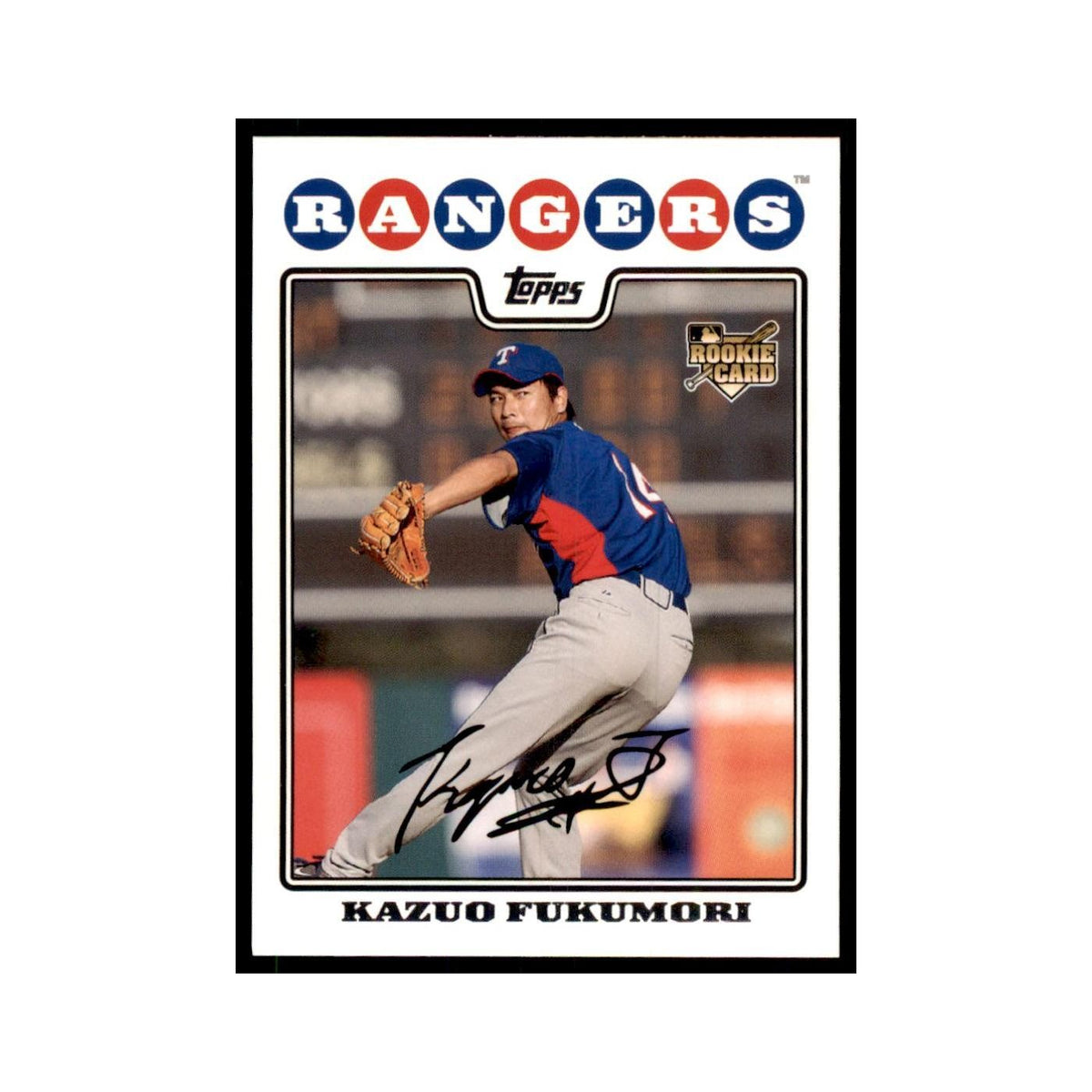 Kazuo Fukumori 2008 Topps #482 Baseball Cards Baseball Card NM