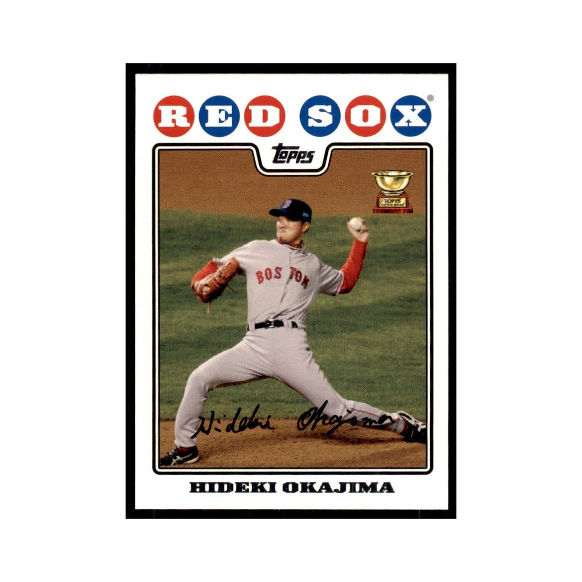 Hideki Okajima 2008 Topps #379 Baseball Cards Baseball Card NM
