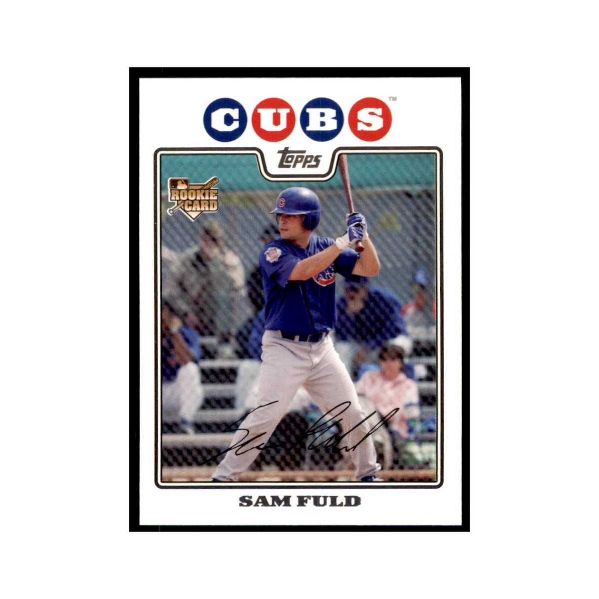 Sam Fuld 2008 Topps #96 Baseball Cards Baseball Card NM